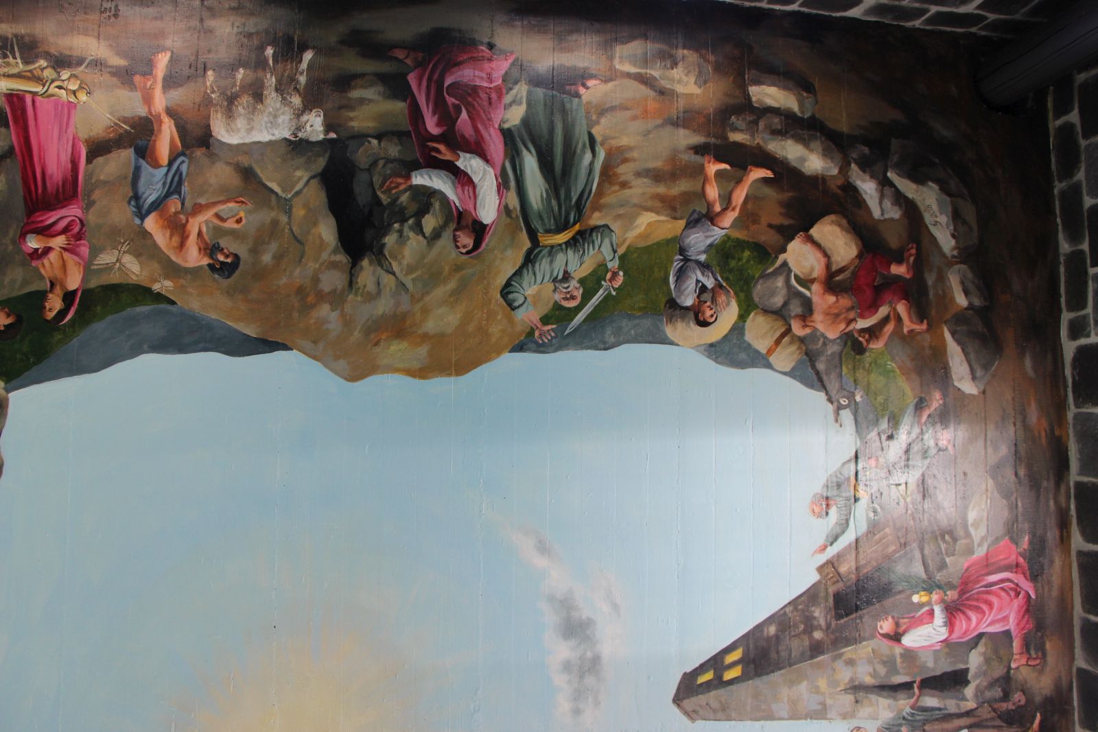 Freskó: Szent Borbála története